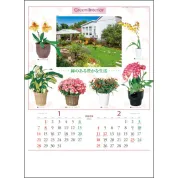 TD-917 観葉植物と暮し 壁掛け 名入れカレンダー