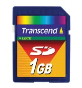 SDメモリーカード 1GB　TS1GSDC