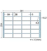 [東洋印刷/ナナ]ドットプリンター専用ラベル(15×10インチ) NC15JB