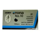 【在庫限定】[セベク]ホッチキス針　ETONA-10(No.10)1000針