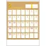 NB-146 コルク・メモカレンダー 壁掛け 名入れカレンダー