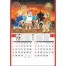 TD-546 開運七福神(年間開運暦付) 壁掛け 名入れカレンダー