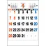 【お試しパック】3色(3C)デラックス文字カレンダー　30部