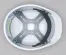 [DICプラスチック] 遮熱ヘルメット「涼神　遮熱ホワイト」AA16-FVKP　5個セット