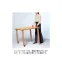 [ナイキ/NAIKI]木製テーブル(キャスター付)W900×D900×H750mm　RT0990HC-NA
