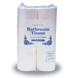 トイレットペーパー「Bathroom Tissue 」シングル(1ケース 96ロール入)