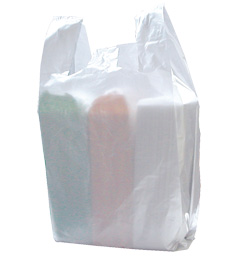 大型レジ袋（業務用ジャンボ手さげ袋）乳白色・Ｕバッグ　500枚入