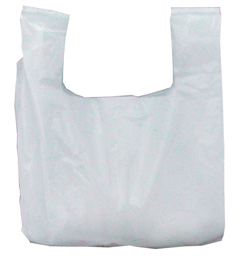 弁当用レジ袋(業務用手さげ袋)乳白色・Uバッグ　2000枚入