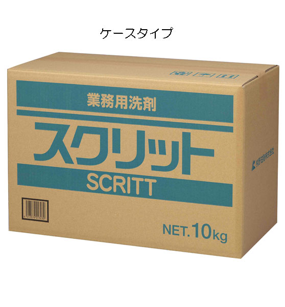 [熊野油脂]衣料用洗剤スクリット　10kg(箱入り)