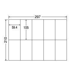 ラベルシール 東洋印刷「マルチラベル シンプルパック C10MA」10面 500シート入