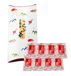 【名入れ】こんぶ茶(年賀用)100パック(2g×8袋タイプ)│[玉露園]