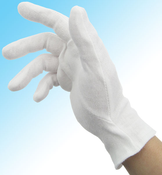  スムス手袋（綿手袋）「品質管理用薄手袋」＜マチ無し＞1200双入 