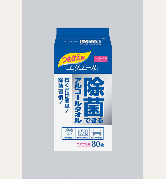 [大王製紙]エリエール「除菌できるアルコールタオル」詰め替え用