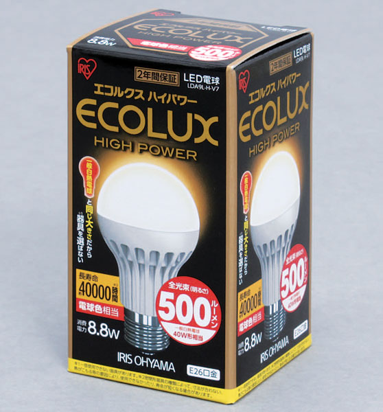 アイリスオーヤマ Led電球 エコルクスハイパワー 電球色40w相当 相談できる通販ジャンブレ アイリスオーヤマ Led電球 エコルクスハイパワー 電球色40w相当 相談できる通販ジャンブレ