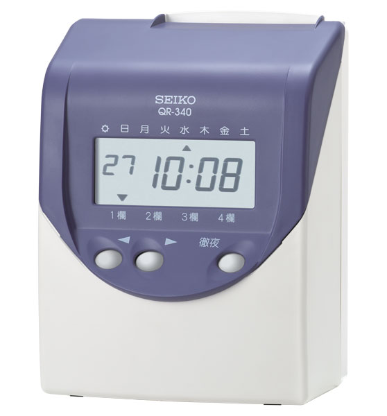 セイコープレシジョン/SEIKO]タイムレコーダー「QR-340」 電話注文ができる通販ジャンブレ