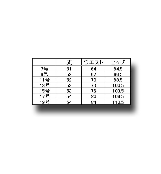 AZ-HCS3601ピエ（Pieds）キテミテ体感momoらくスカート52cm丈《3600シリーズ》 電話注文ができる通販ジャンブレ