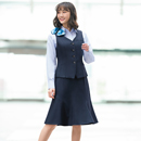 [KARSEE(カーシーカシマ)] マーメイドラインスカート EAS681 【在庫限定】