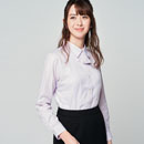 [GROW] 長袖ブラウス(共布リ…