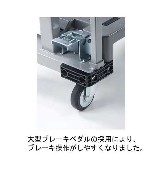 SRC-3 スルーテナー 6輪台車(ネスティングタイプ) ヤマト・インダストリー 電話注文ができる通販ジャンブレ