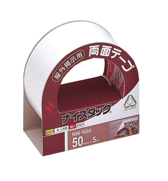 [ニチバン] ナイスタック屋外掲示用両面布テープNW-N50　幅50mm