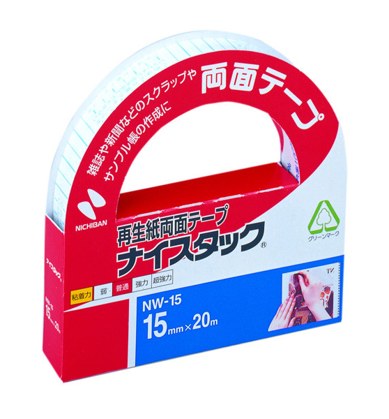 [ニチバン] 紙両面テープ　ナイスタック NW-15  幅15mm