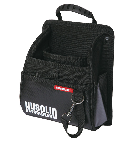 スーパーセール 半額 ペンギンエース]HUSOLID TOOLGEAR 腰袋（フタ付き）M / 通販の ガーデニングウェア