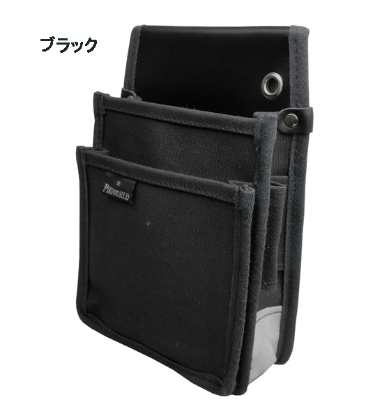 [ケイワーク]帆布2段小型腰袋