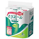 エリエール 1.5倍巻コンパクト8R トイレットペーパー 45mダブル 64ロール 花の香り | 大王製紙