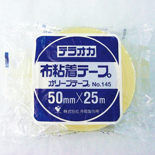 寺岡製作所] カラー布粘着オリーブテープ No.145 / 電話注文ができる