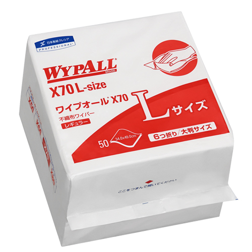 [日本製紙クレシア] ワイプオールX70L（6つ折り） / 電話注文ができる通販ジャンブレ