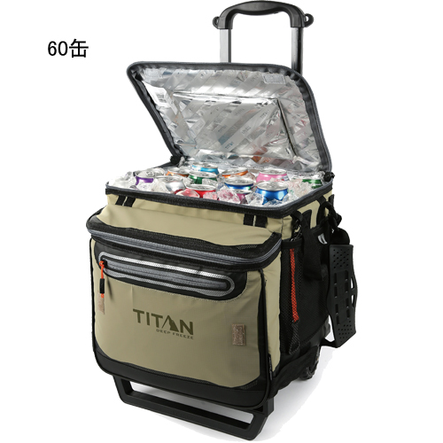 タイタン 【40缶収納可能】TITAN クーラーバッグ ネイビー