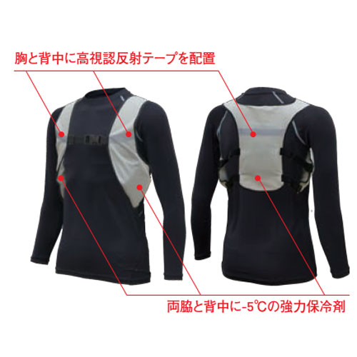 クールベスト 冷却ベスト 保冷剤 保冷 冷たい 涼しい 作業服