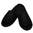 不織布スリッパ黒(袋入) 1ケース250個入