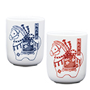 丸湯呑 縁起 午 (1ケース120個入)