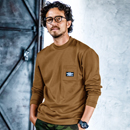[BURTLE] ストレッチロングTシャツ(裏起毛) 4060
