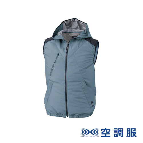 XE98024 [ジーベック] 空調服 遮熱ベストフード付（ファン対応作業服）