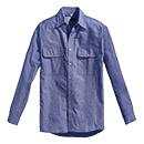 [SHINMEN(シンメン)] 6010 ダンガリーロングシャツ