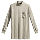 [SHINMEN(シンメン)] 3108 コットンスムースロングハイネックシャツ