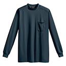 [SHINMEN(シンメン)] 214 吸汗速乾刺子ローネックシャツ