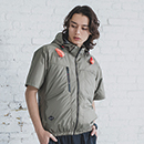 [BURTLE(バートル)] AC2096HB AC半袖ブルゾン ハイバック仕様(ユニセックス)