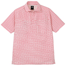 [クロダルマ] 26911 半袖ポロシャツ(格子柄)