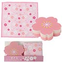 さくらダイカットスポンジ&クロスセット (1ケース50個入)