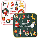 クリスマスノエル・タオルハンカチ (1ケース100枚入)