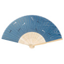 名入れ涼風布貼扇子 1色刷
