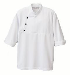 [AAA/アイトス]ニットコックシャツ 《調理白衣》　AZ-861208