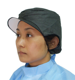 [日本メディカルプロダクツ]エレクトネット帽ツバ付　20枚入り　ブラック　　★この商品は2点(40枚)以上からの注文となります