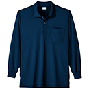 [小倉屋]接触冷感長袖ポロシャツ　7362