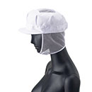 [FOOD FACTORY] 天メッシュ八角帽子/メッシュケープ付 G-5072