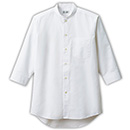 [FACEMIX(ボンマックス)] メンズスタンドカラー七分袖シャツ FB5052M