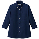 [FACEMIX(ボンマックス)] FB4045L レディス ボタンダウン七分袖シャツ